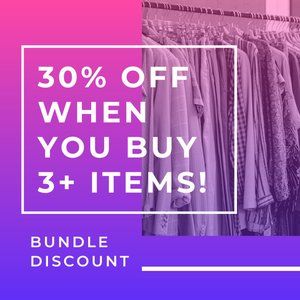 30% off bundle discount with 3+ items!